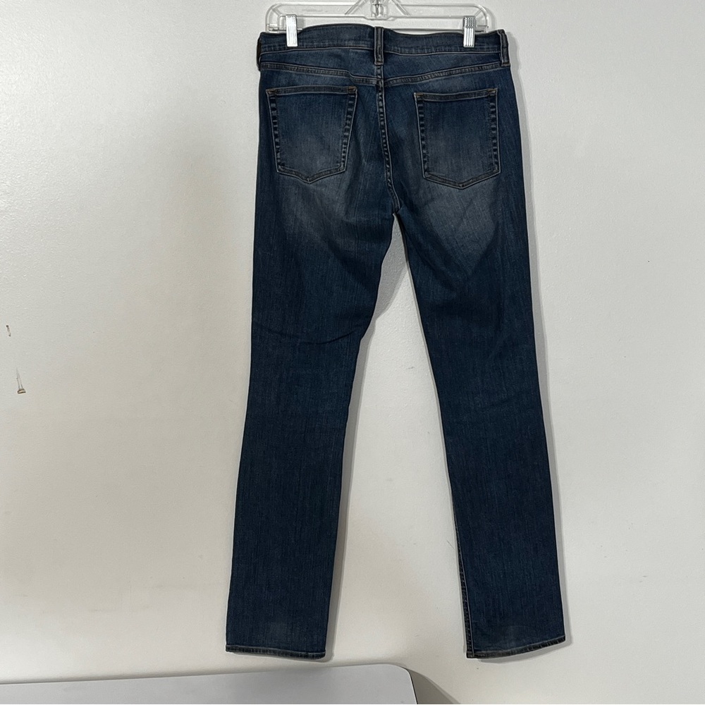 J. Crew Straight Leg Stretch Blue Jeans - Picture 3 of 4
